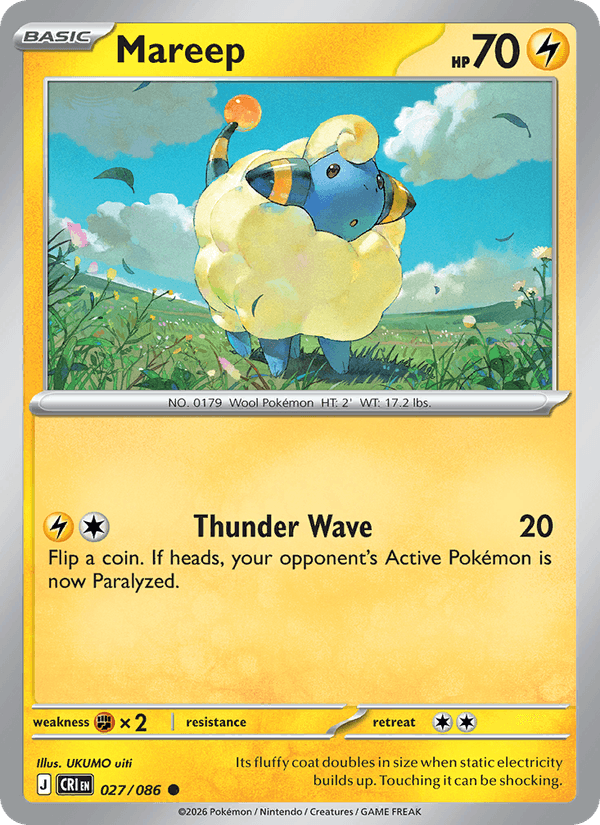 Mareep - Chaos Rising 027/086