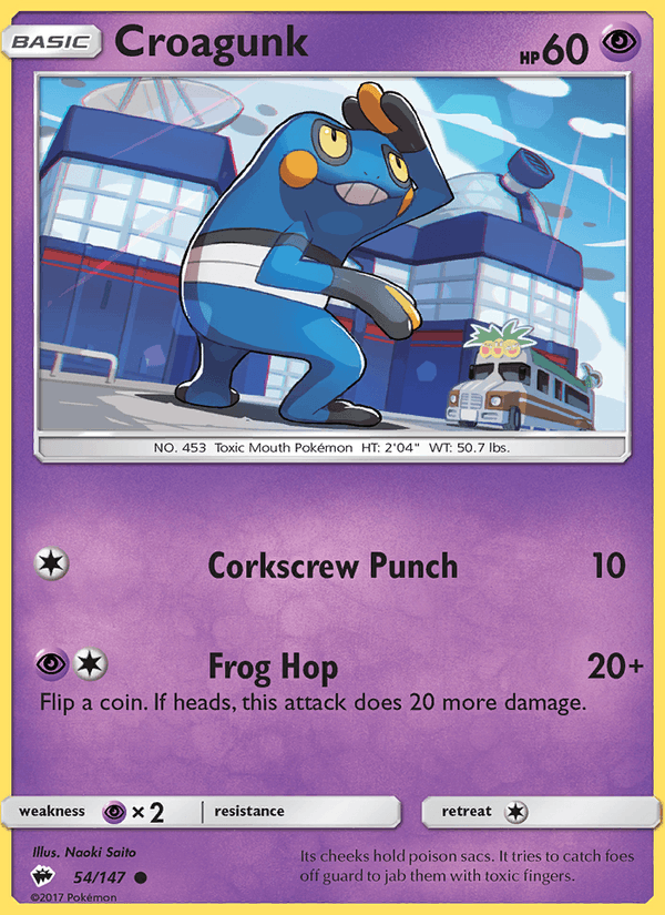 Croagunk - Burning Shadows 054/147