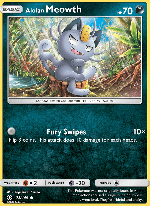 Alolan Meowth - Sun & Moon 078/149