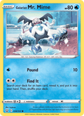 Galarian Mr. Mime - Battle Styles 034/163