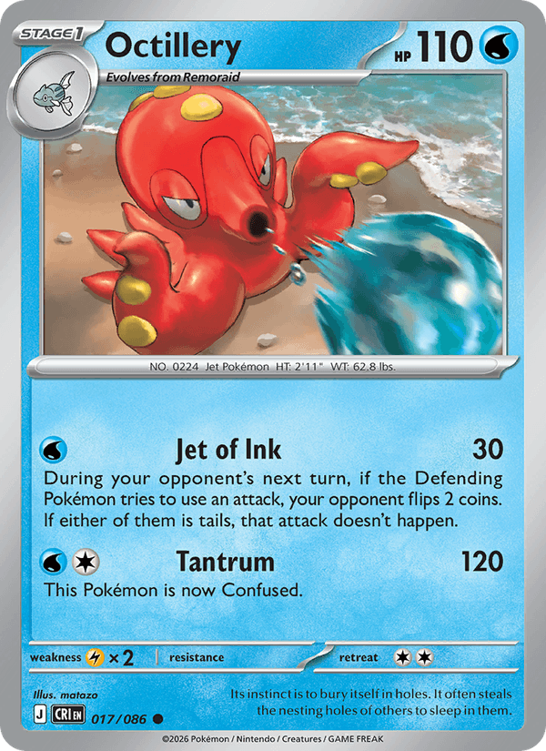 Octillery - Chaos Rising 017/086