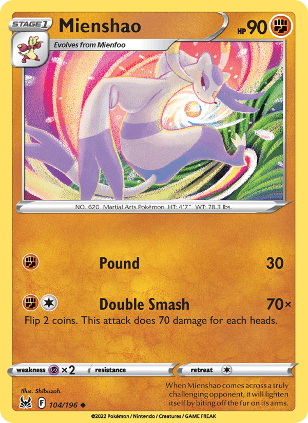 Mienshao - Lost Origin 104/196