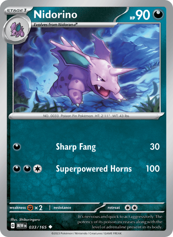 Nidorino - 151 033/165