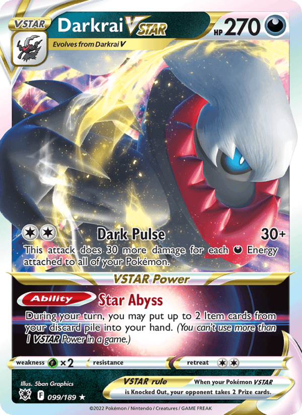 Darkrai VSTAR - Astral Radiance 099/189
