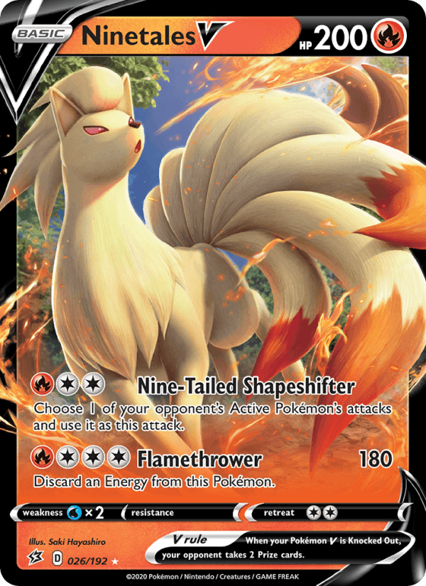 Ninetales V - Rebel Clash 026/192