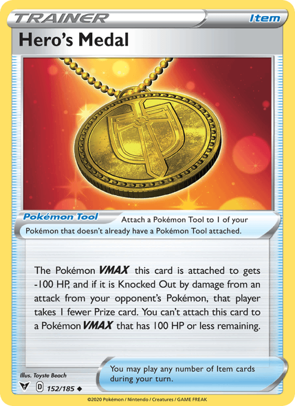 Hero's Medal - Vivid Voltage 152/185