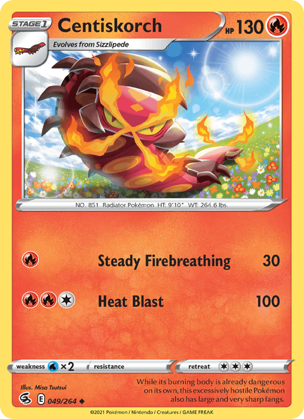 Centiskorch - Fusion Strike 049/264