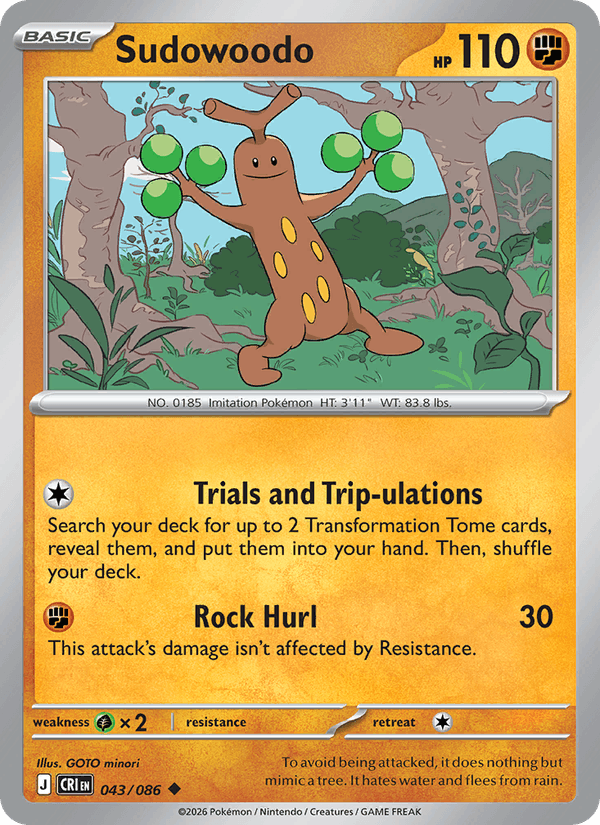 Sudowoodo - Chaos Rising 043/086