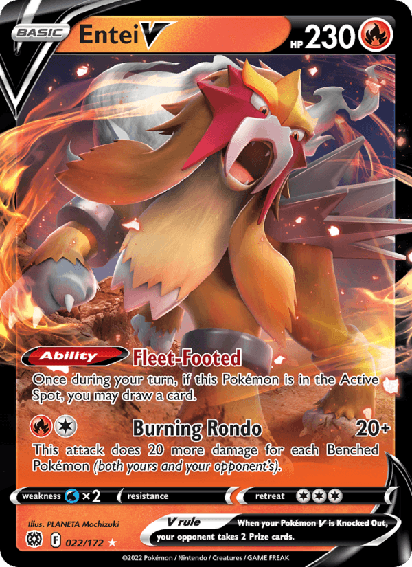 Entei V - Brilliant Stars 022/172