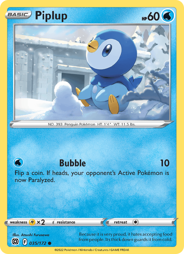 Piplup - Brilliant Stars 035/172