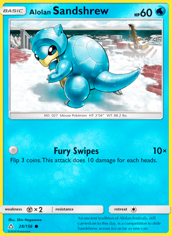 Alolan Sandshrew - Ultra Prism 028/156