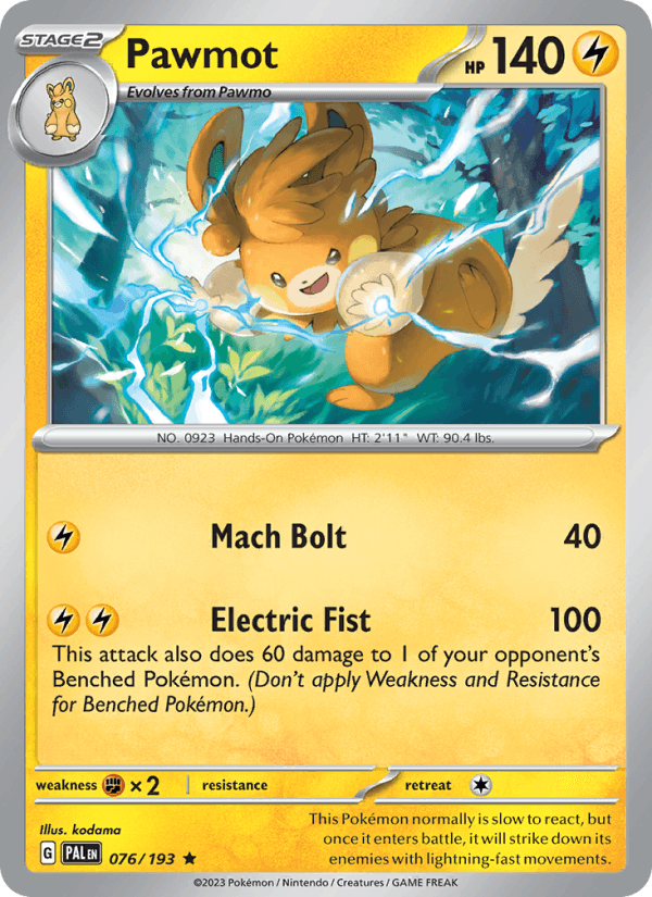 Pawmot - Paldea Evolved 076/193