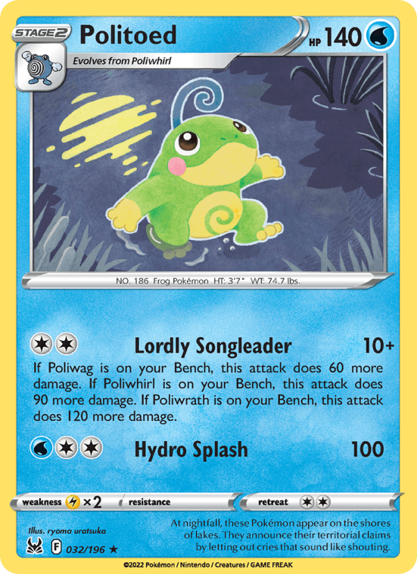 Politoed - Lost Origin 032/196