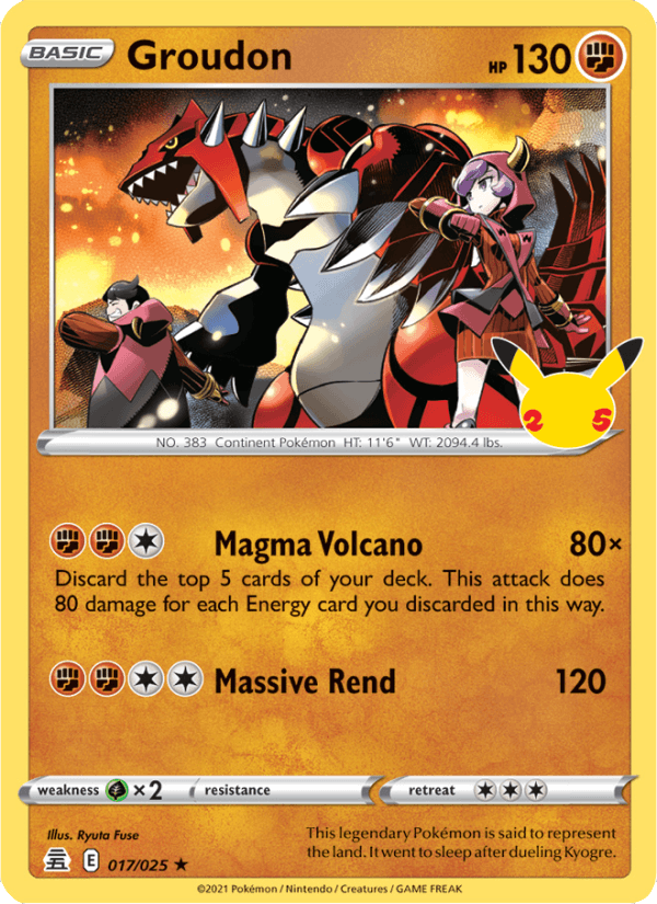 Groudon - Celebrations 017/025