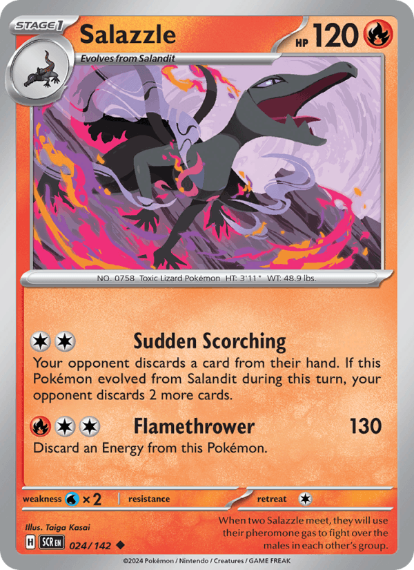 Salazzle - Stellar Crown 024/142
