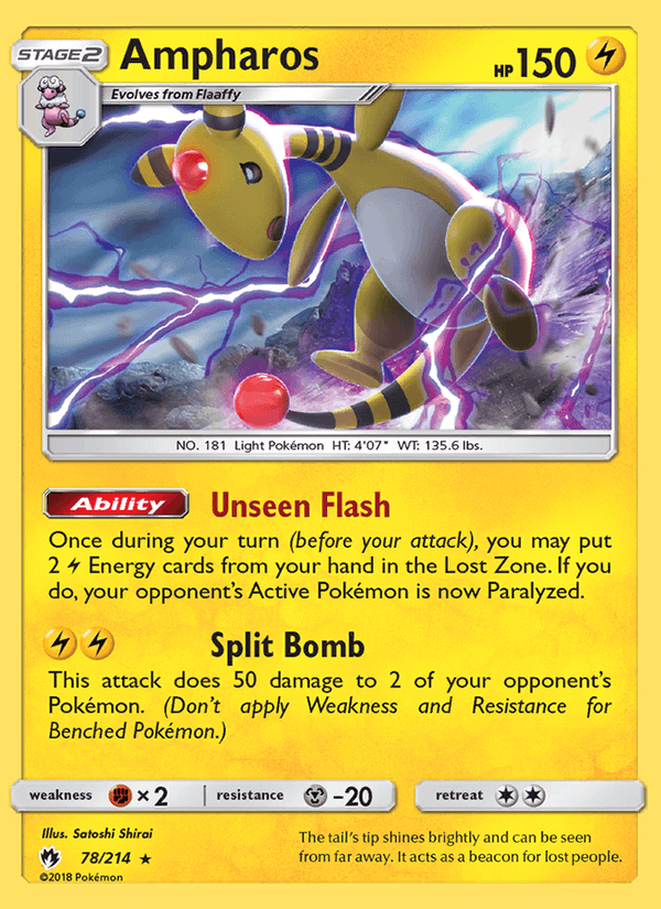 Ampharos - Lost Thunder 078/214