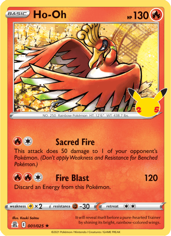 Ho-Oh - Celebrations 001/025