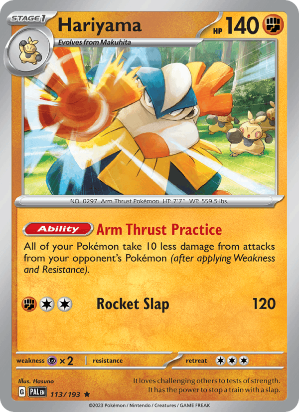 Hariyama - Paldea Evolved 113/193