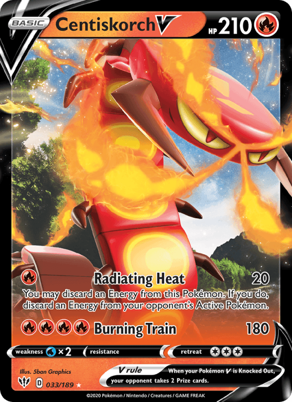 Centiskorch V - Darkness Ablaze 033/189