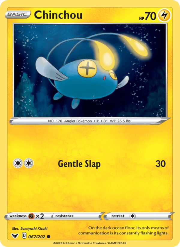 Chinchou - Sword & Shield 067/202
