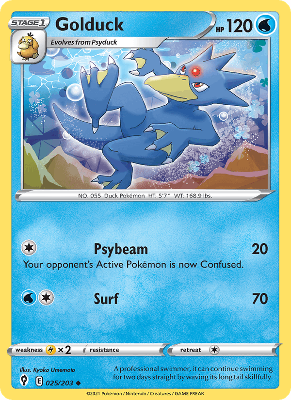 Golduck - Evolving Skies 025/203