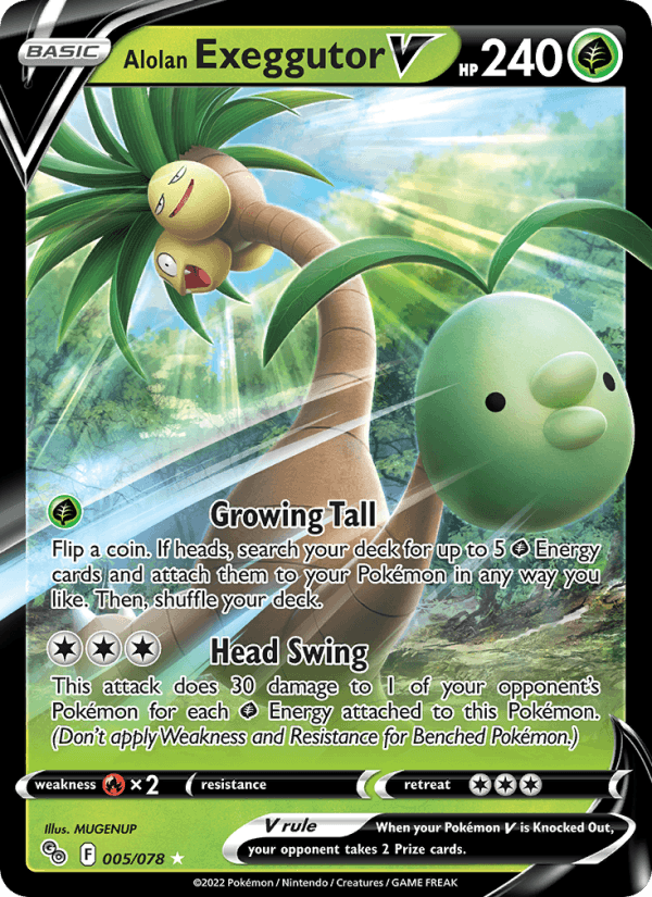 Alolan Exeggutor V - Pokémon GO 005/078