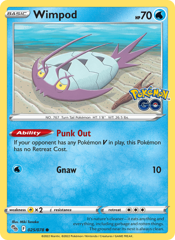 Wimpod - Pokémon GO 025/078