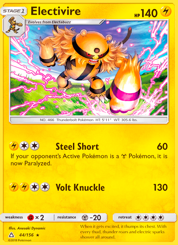 Electivire - Ultra Prism 044/156