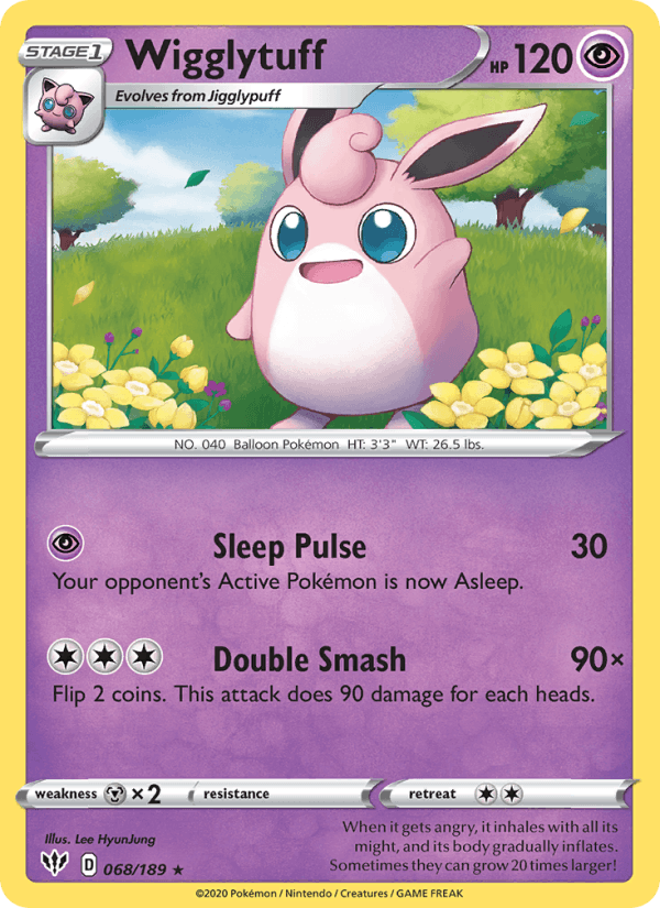 Wigglytuff - Darkness Ablaze 068/189