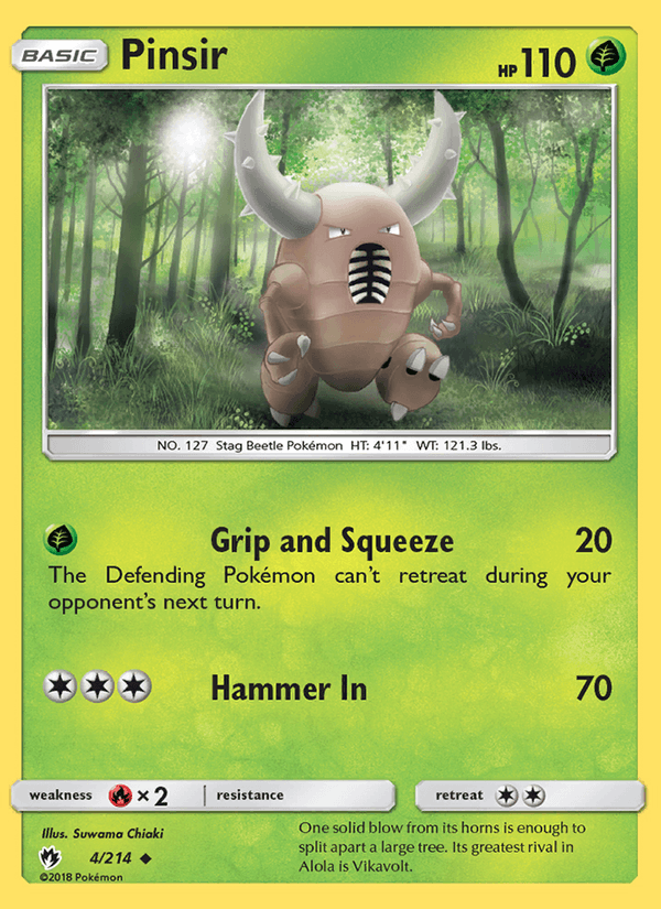 Pinsir - Lost Thunder 004/214