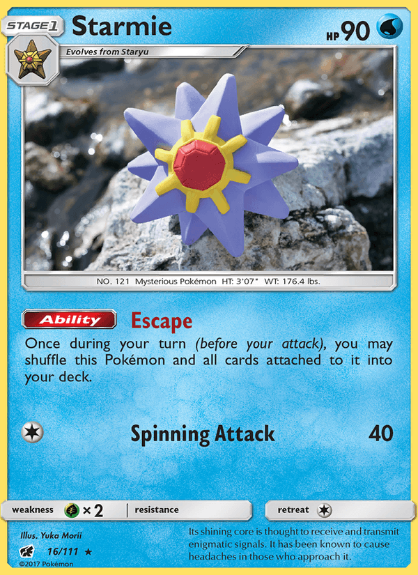 Starmie - Crimson Invasion 016/111