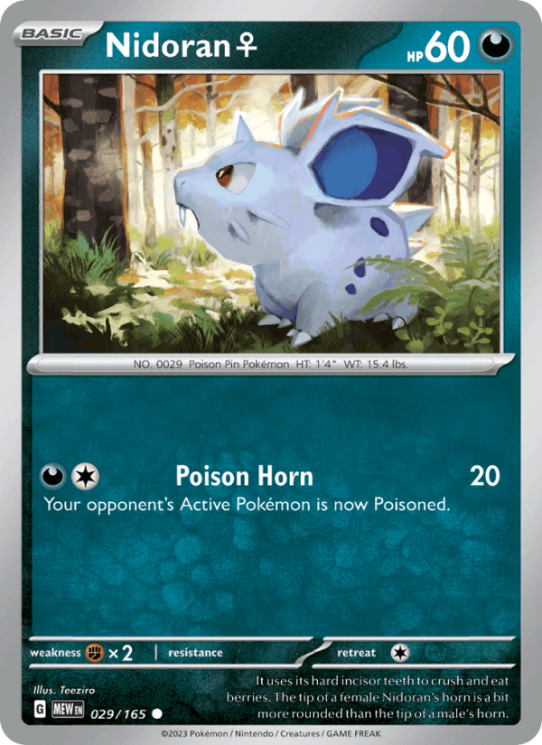 Nidoran♀ - 151 029/165
