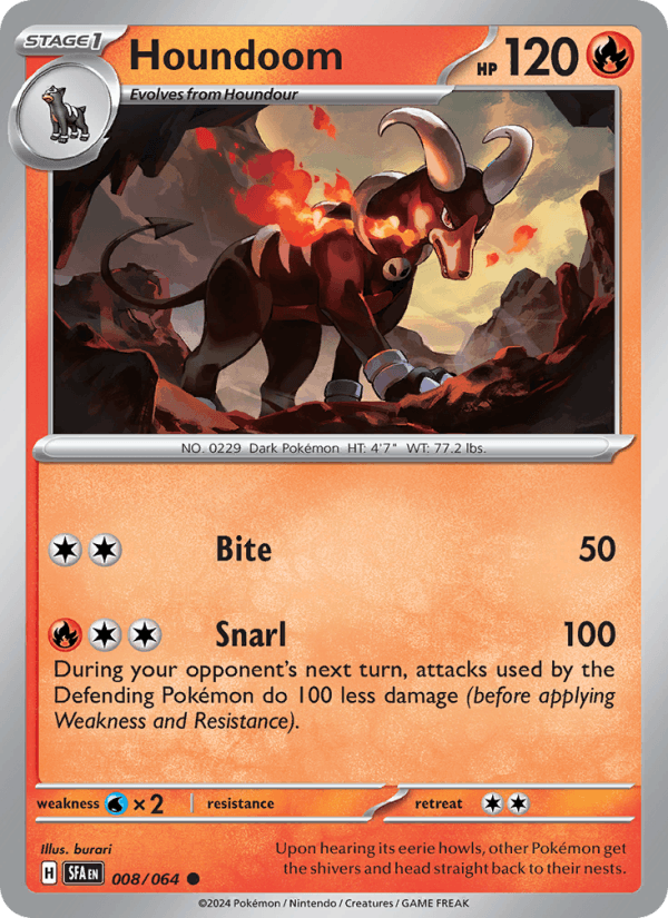 Houndoom - Shrouded Fable 008/064