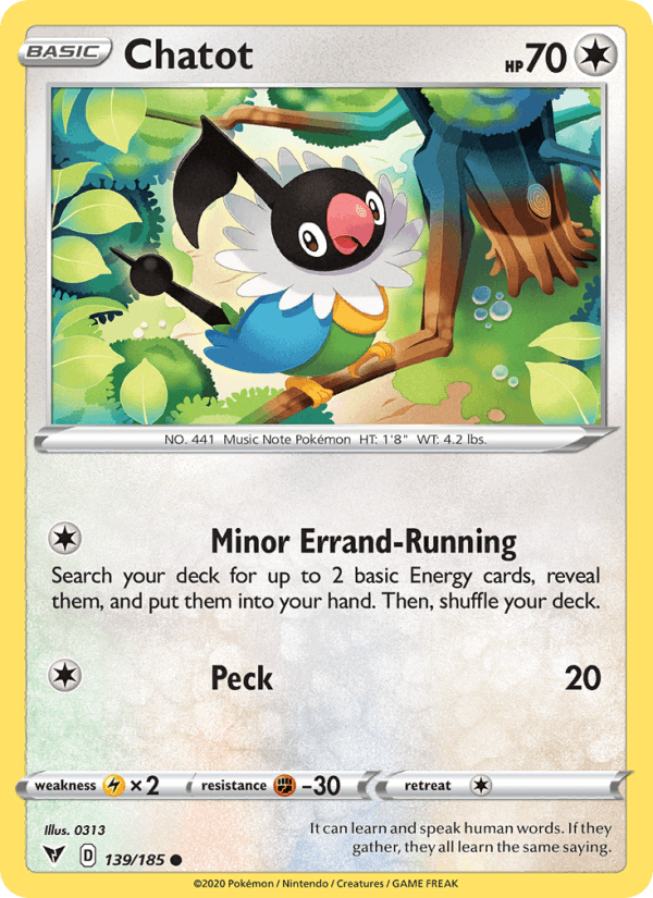 Chatot - Vivid Voltage 139/185