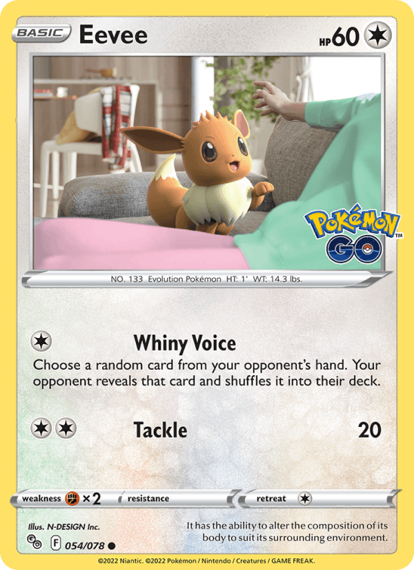 Eevee - Pokémon GO 054/078