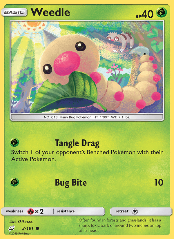 Weedle - Team Up 002/181