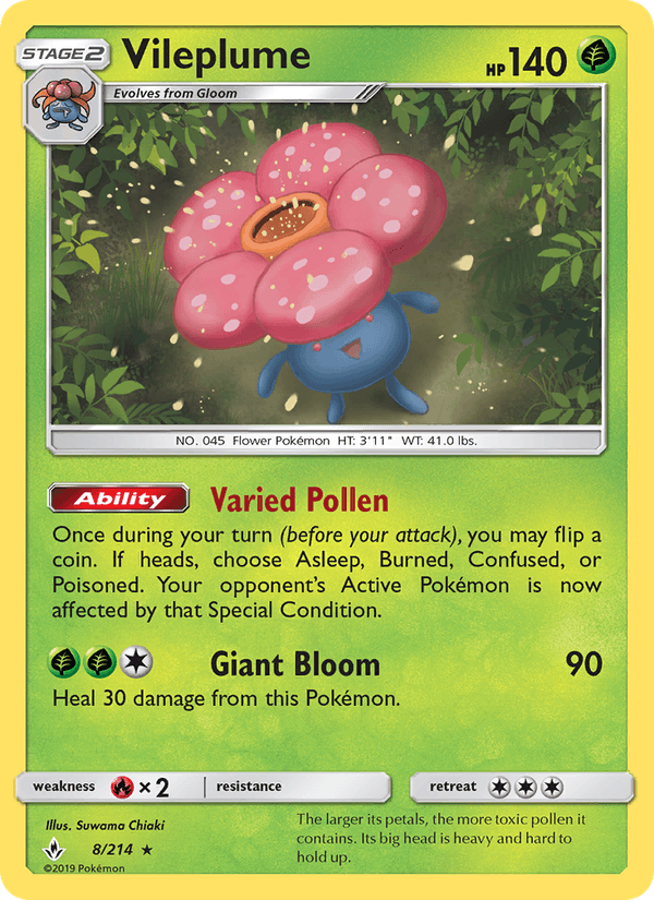 Vileplume - Unbroken Bonds 008/214