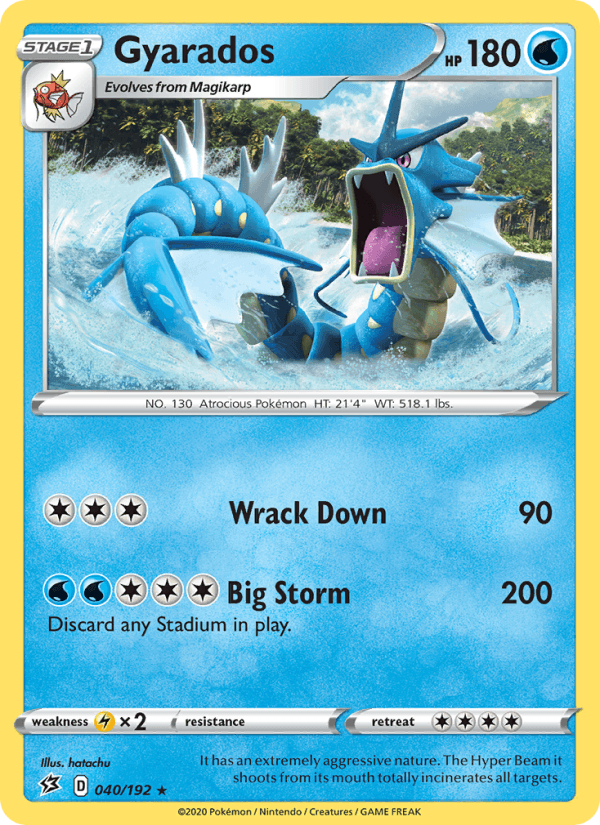 Gyarados - Rebel Clash 040/192