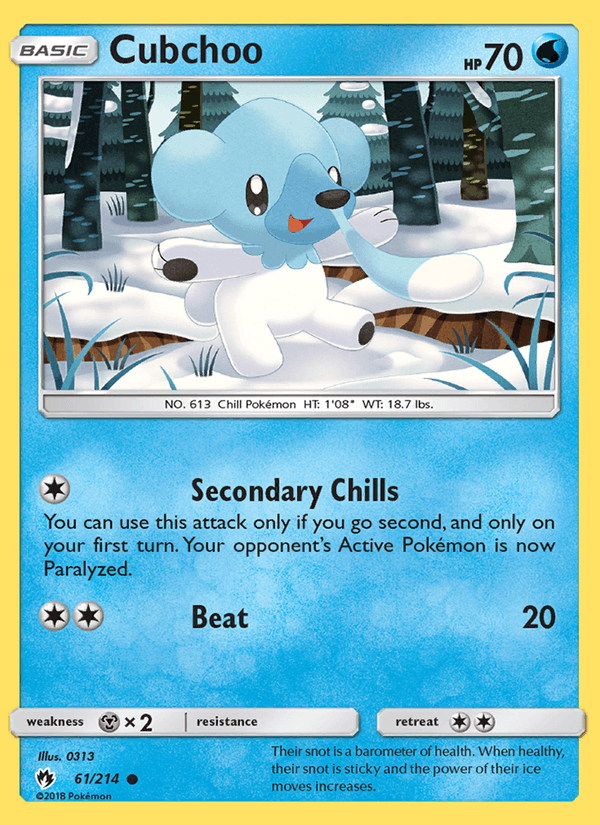 Cubchoo - Lost Thunder 061/214