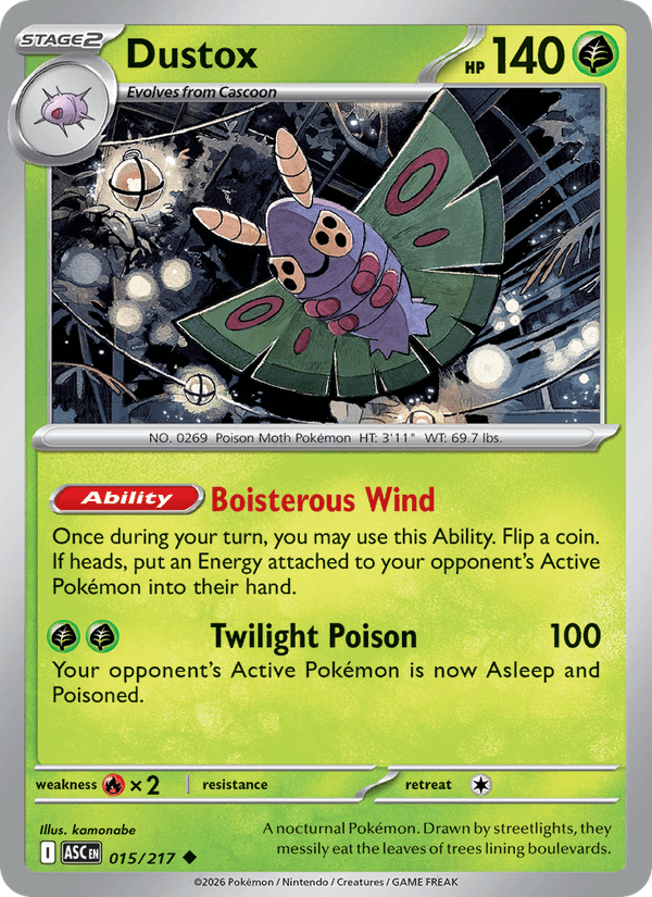 Dustox - Ascended Heroes 015/217