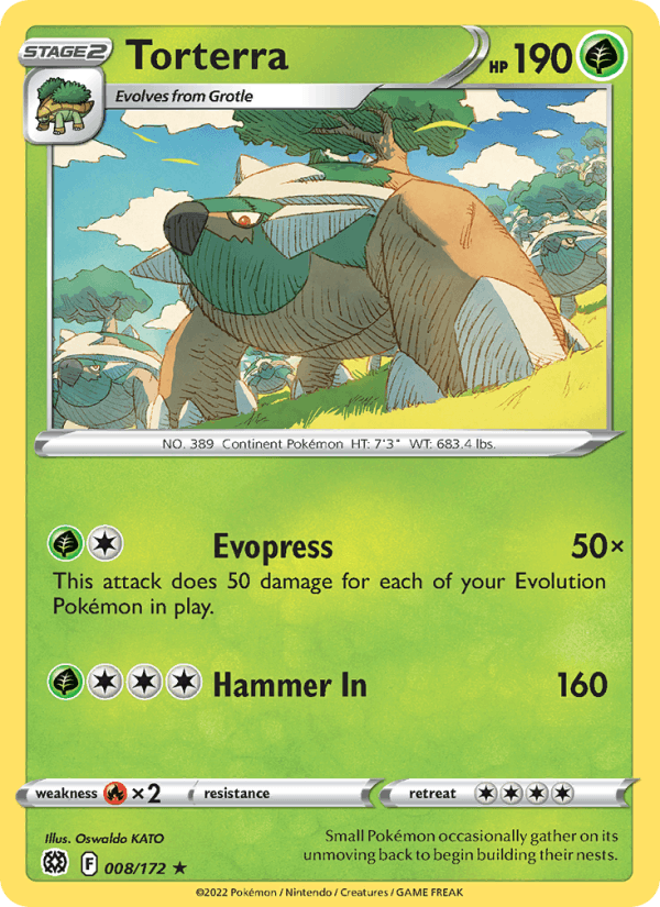 Torterra - Brilliant Stars 008/172