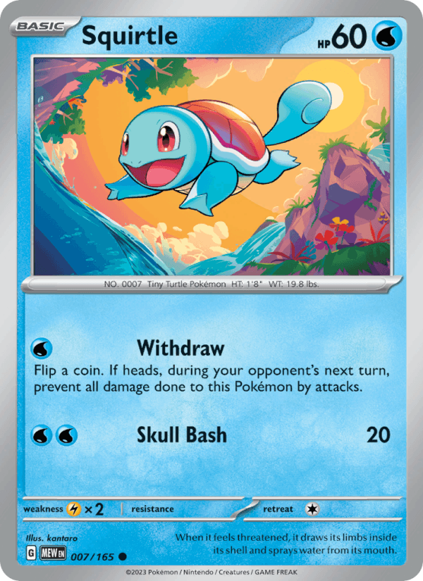 Squirtle - 151 007/165