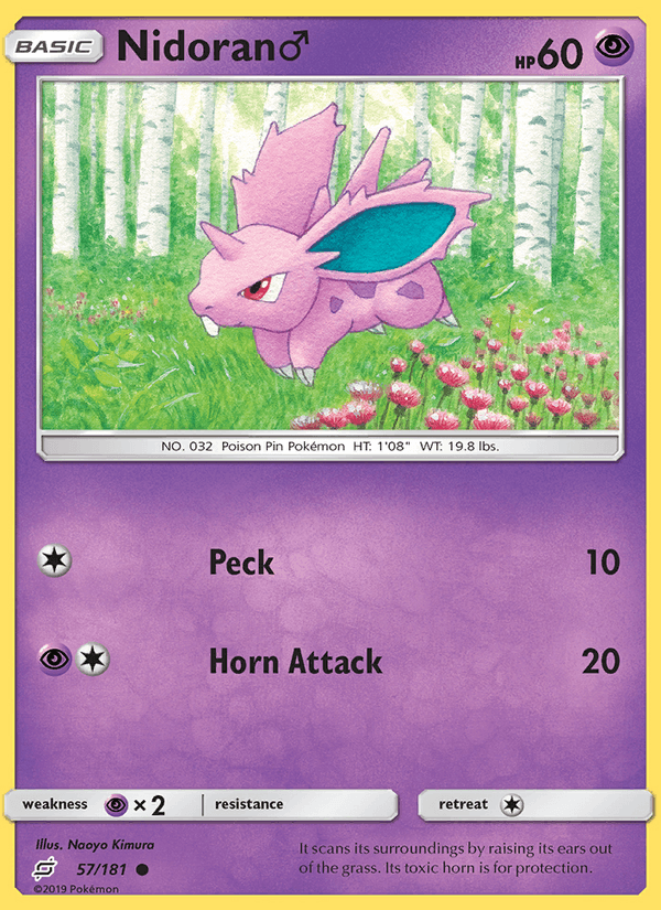 Nidoran♂ - Team Up 057/181