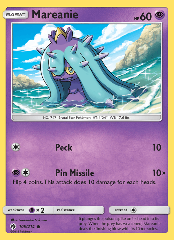 Mareanie - Lost Thunder 105/214