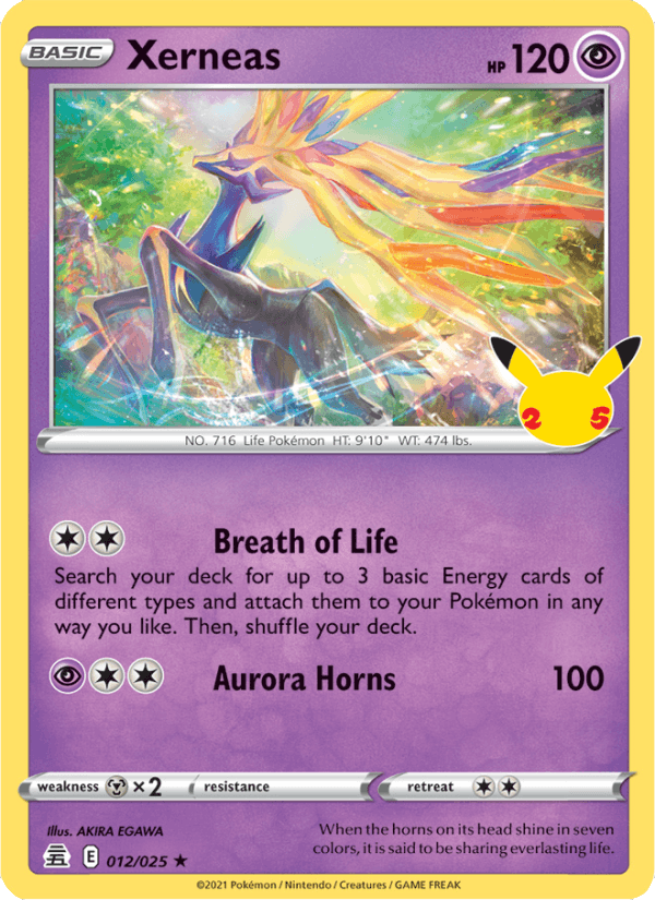 Xerneas - Celebrations 012/025