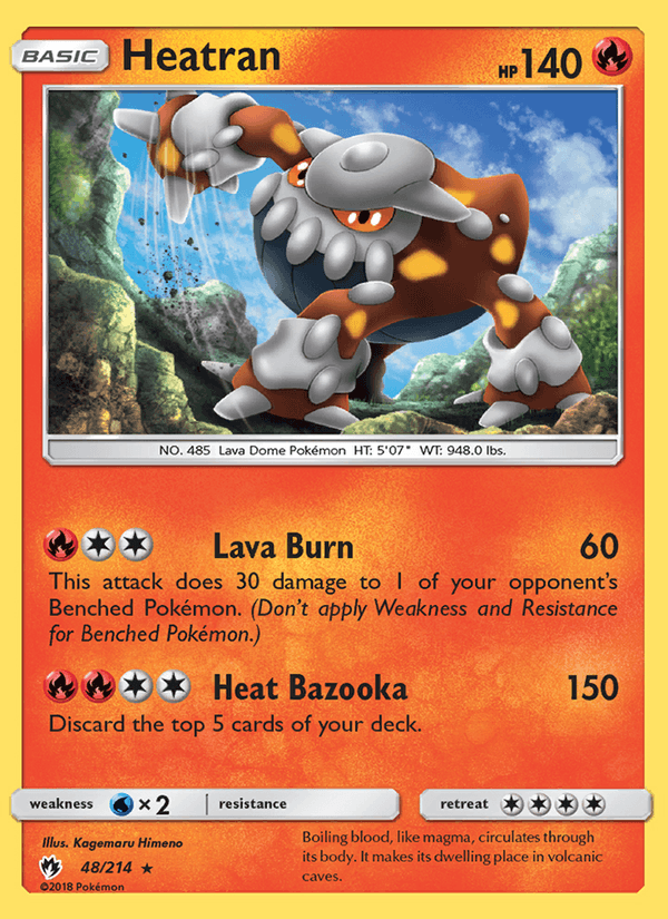Heatran - Lost Thunder 048/214