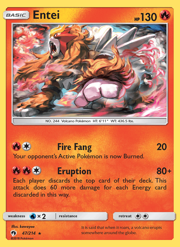 Entei - Lost Thunder 047/214