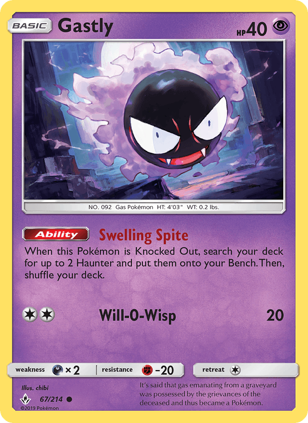 Gastly - Unbroken Bonds 067/214
