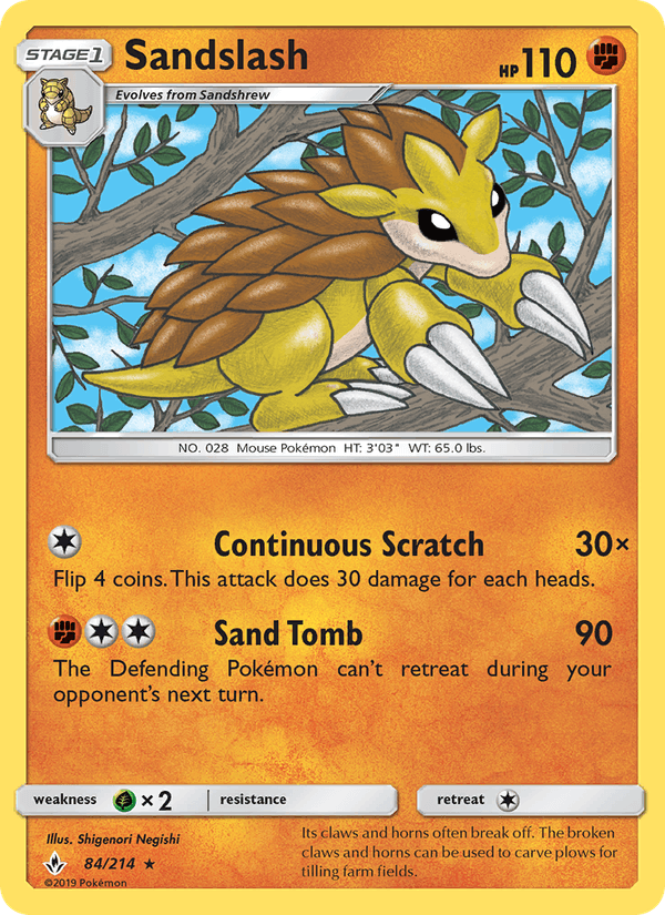 Sandslash - Unbroken Bonds 084/214