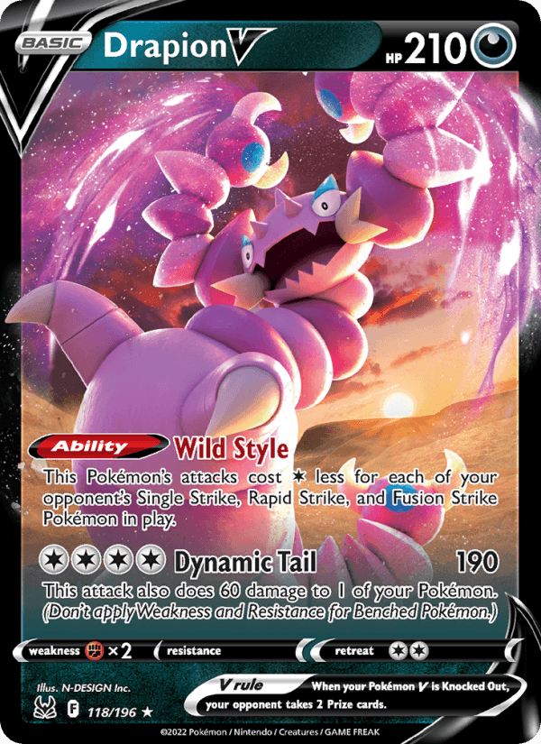 Drapion V - Lost Origin 118/196